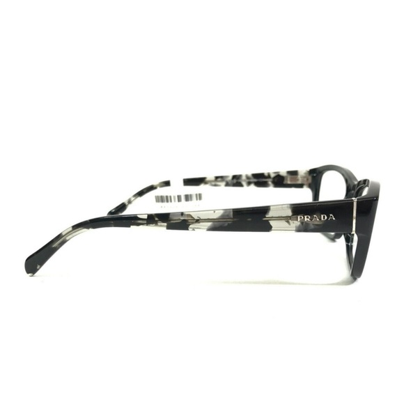 Prada Eyeglasses Black Tortoise Rectangular NEW - Picture 4 of 13